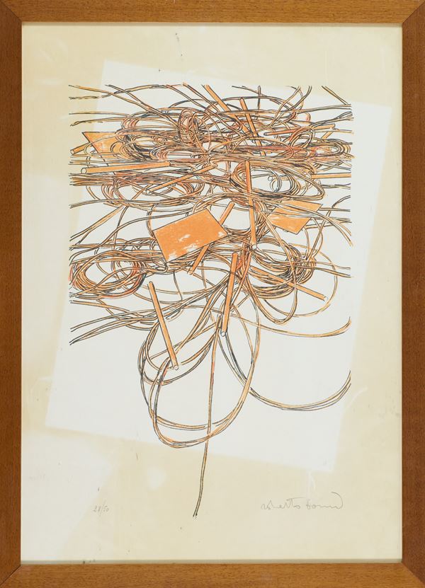Roberto Barni : Shangai  - Litografia su carta - Asta Asta di Arte Moderna e Contemporanea - Fabiani Arte