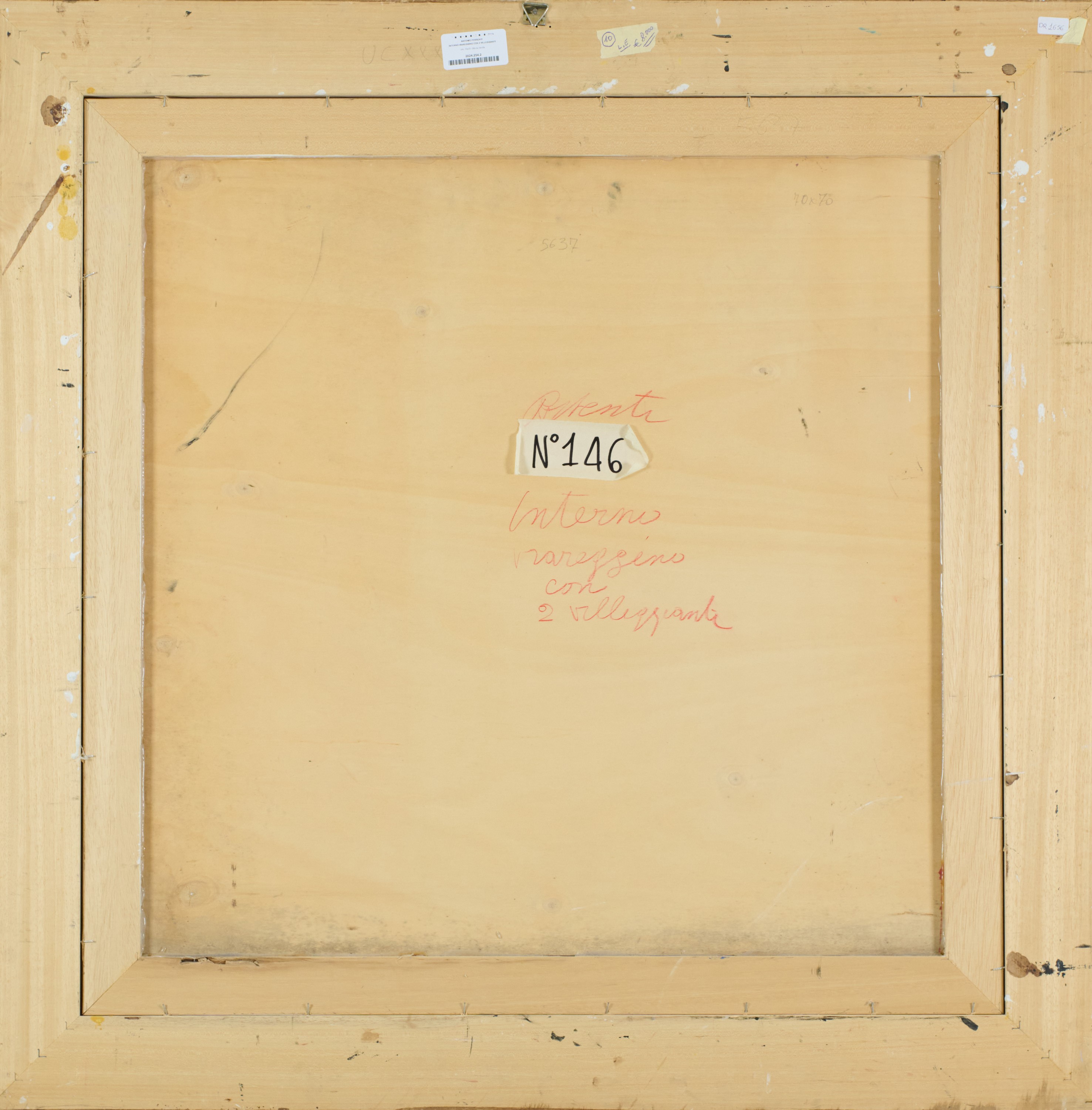 Interno viareggino con 2 villeggianti