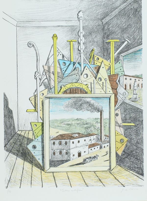 Giorgio De Chirico - Interno metafisico