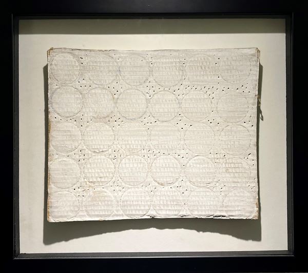 Paolo Masi : Senza titolo  (2013)  - Tecnica mista ed interventi su cartone - Asta Asta di Arte Moderna e Contemporanea - Fabiani Arte