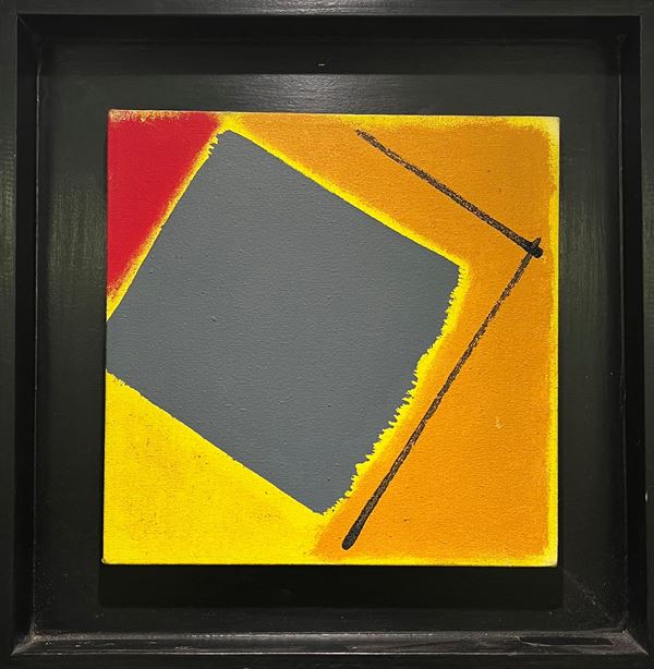 Walter Fusi : Senza titolo  (1988)  - Olio e tecnica mista su tela - Asta Asta di Arte Moderna e Contemporanea - Fabiani Arte