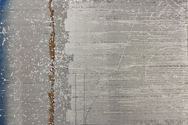 Paolo Masi : Senza titolo  (2007)  - Acrilici ed interventi su cartone ondulato - Asta Asta di Arte Moderna e Contemporanea - Fabiani Arte