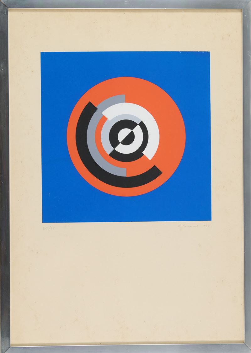 Miro Cusumano - Senza titolo - Litografia, 1969