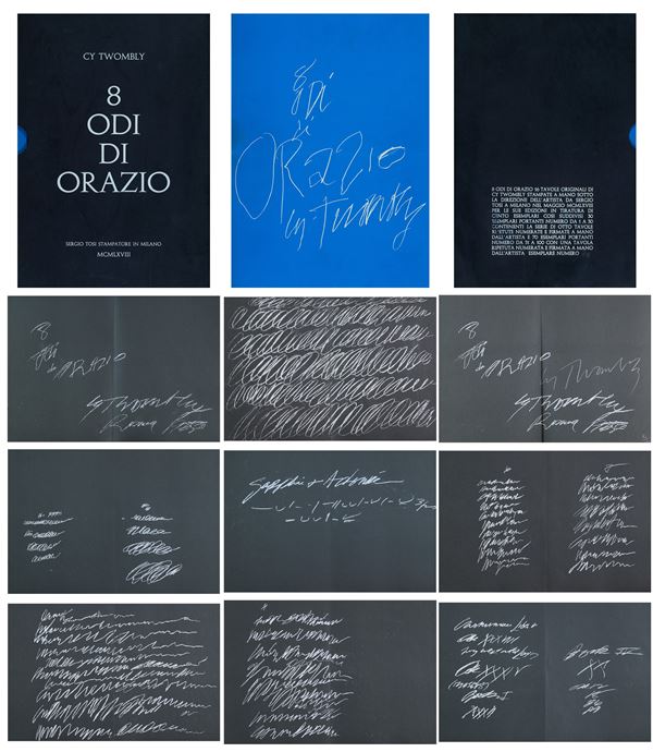 Cy Twombly - 8 Odi di Orazio