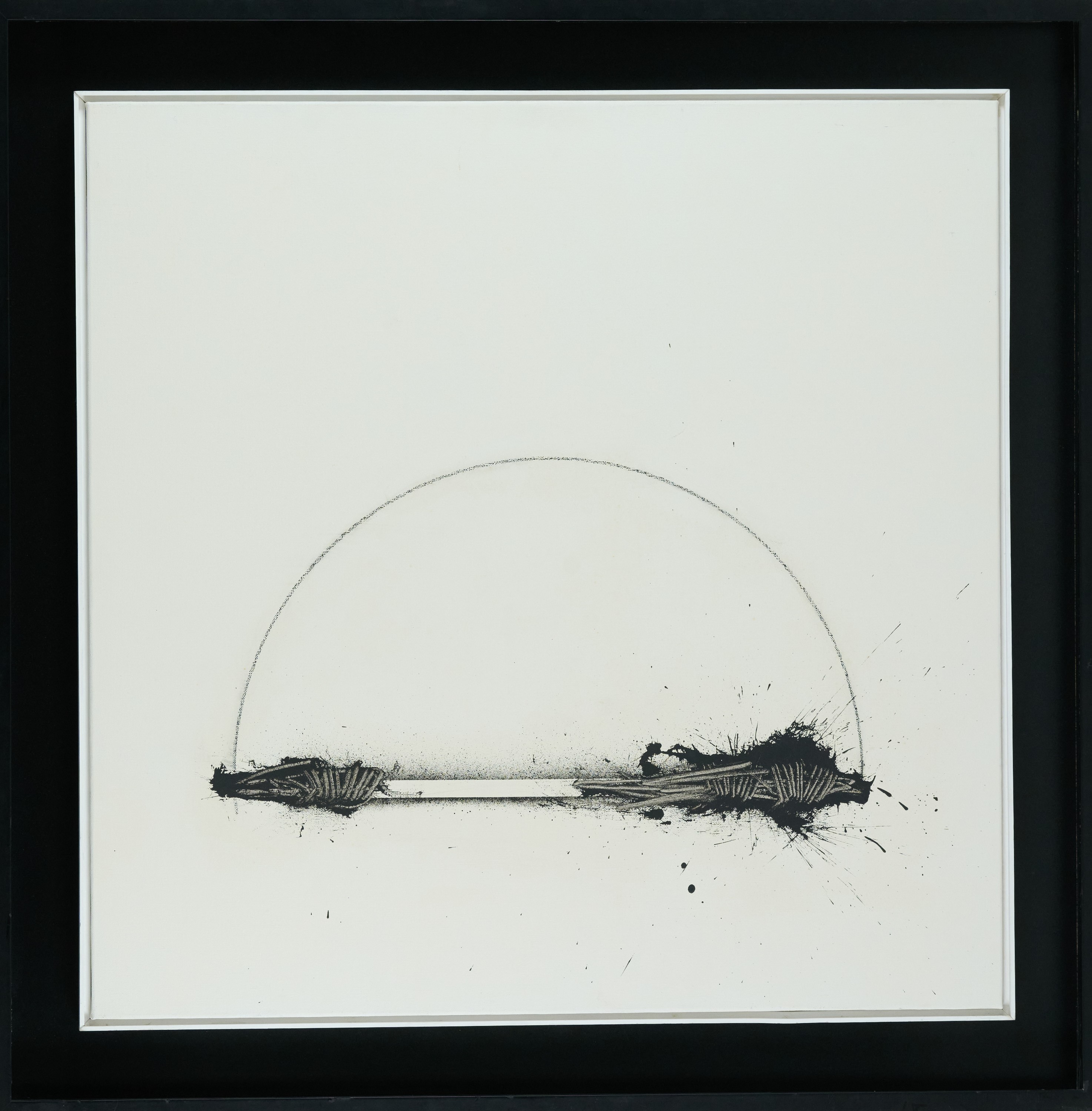Emilio Scanavino - L’arco, olio su tela (1975)