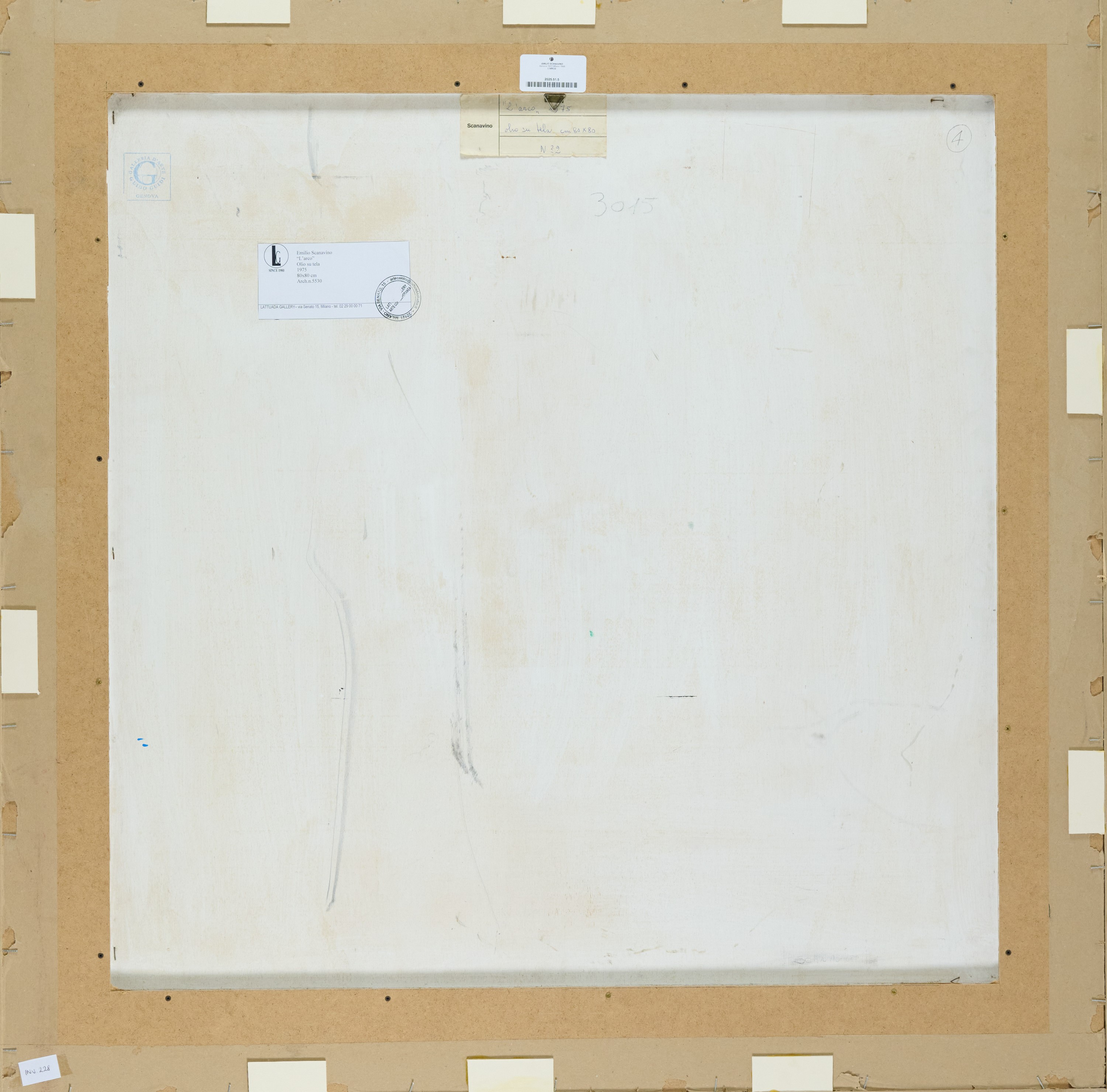 Emilio Scanavino - L’arco, olio su tela (1975)
