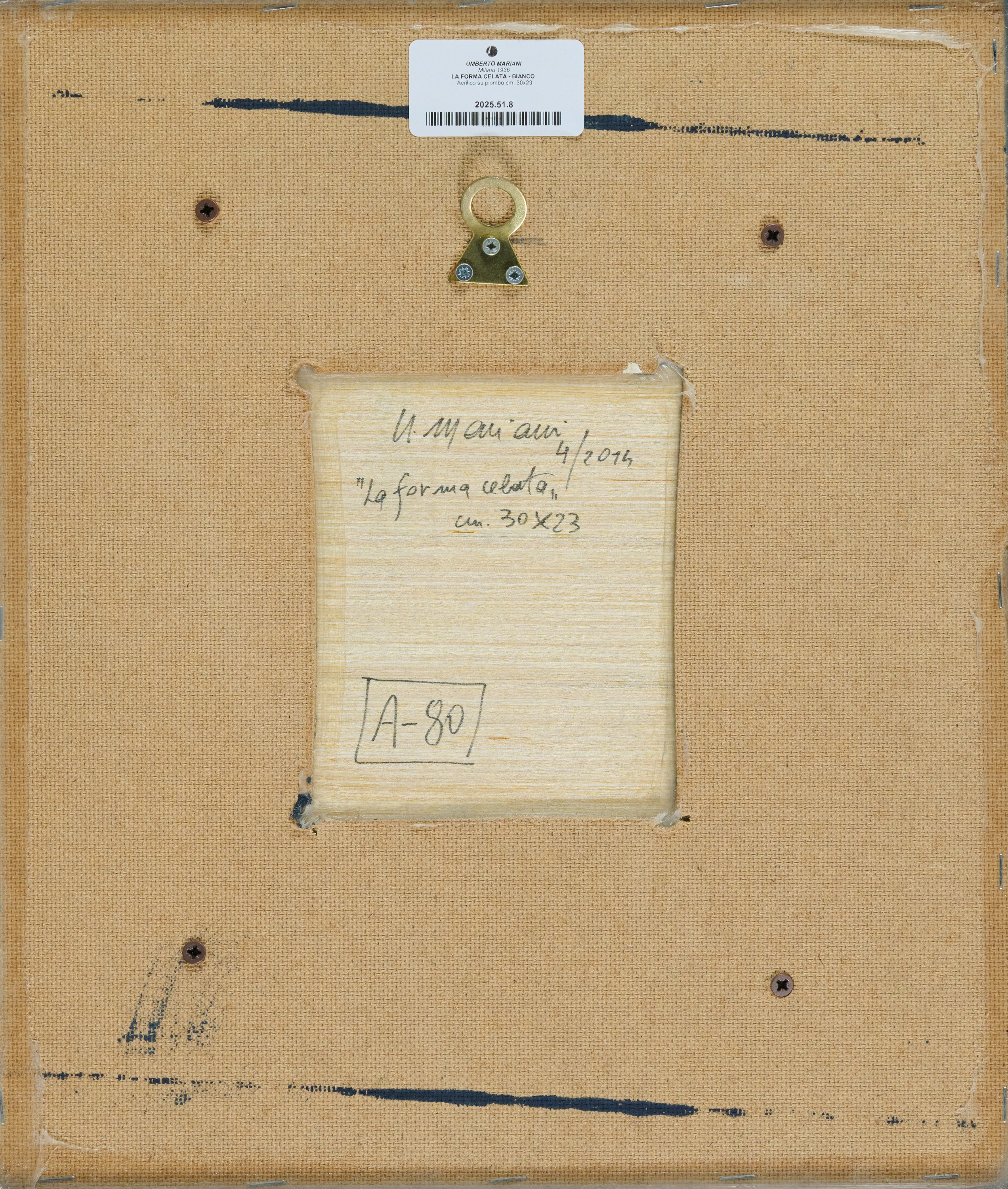 La forma celata - Bianco