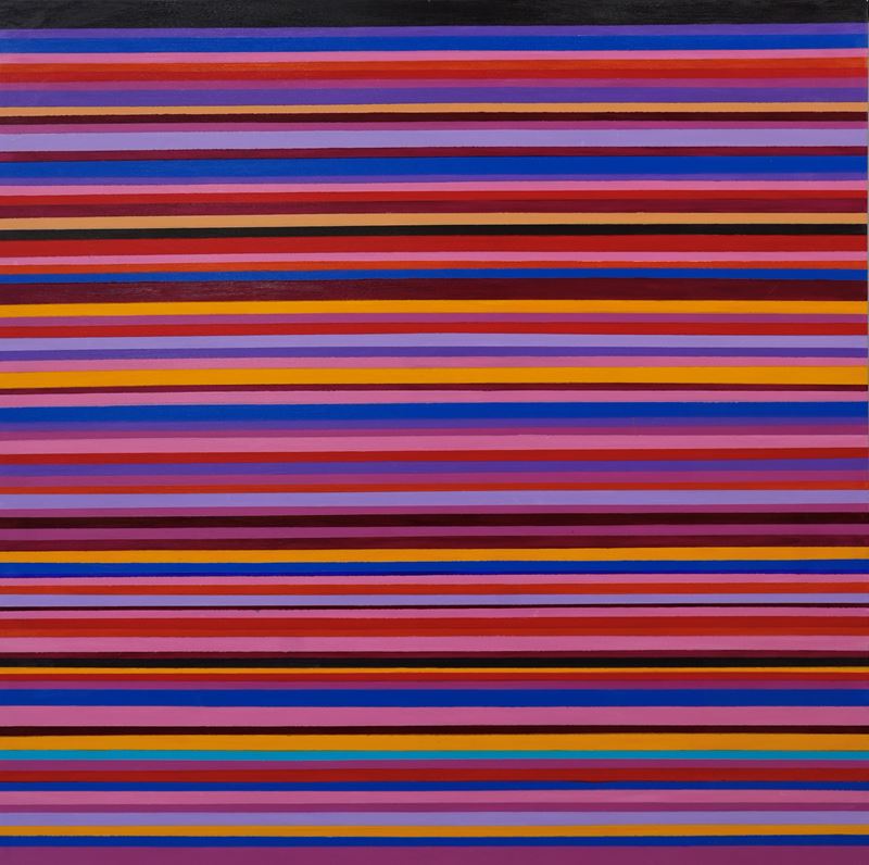 Marco Pavesi - Senza titolo, acrilico su tela cm. 100x100