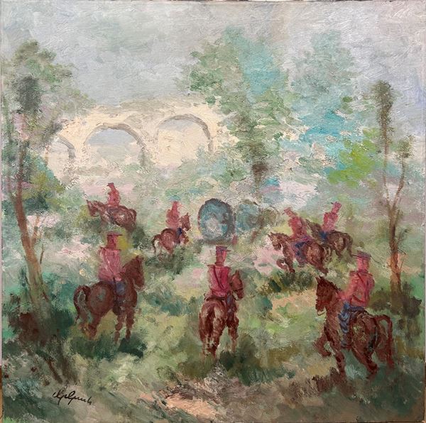 Guido Guidi - Soldati a cavallo
