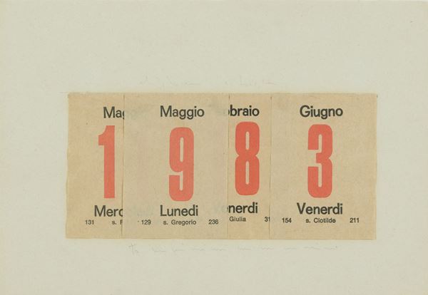 Alighiero Boetti - Calendario