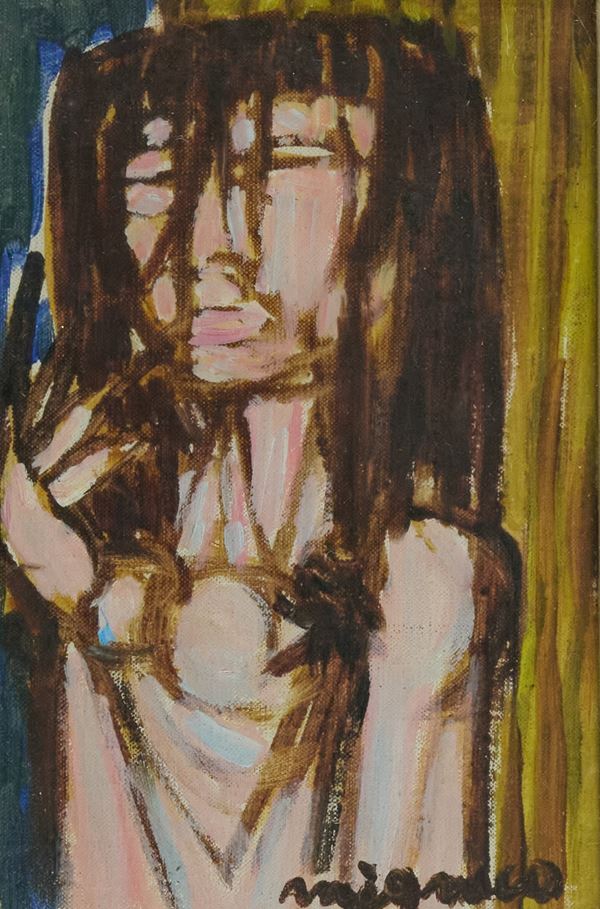 Giuseppe Migneco - Donna bruna