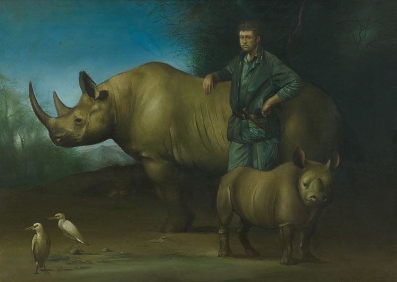 Riccardo Tommasi Ferroni - Senza titolo (olio su tela, 1996)