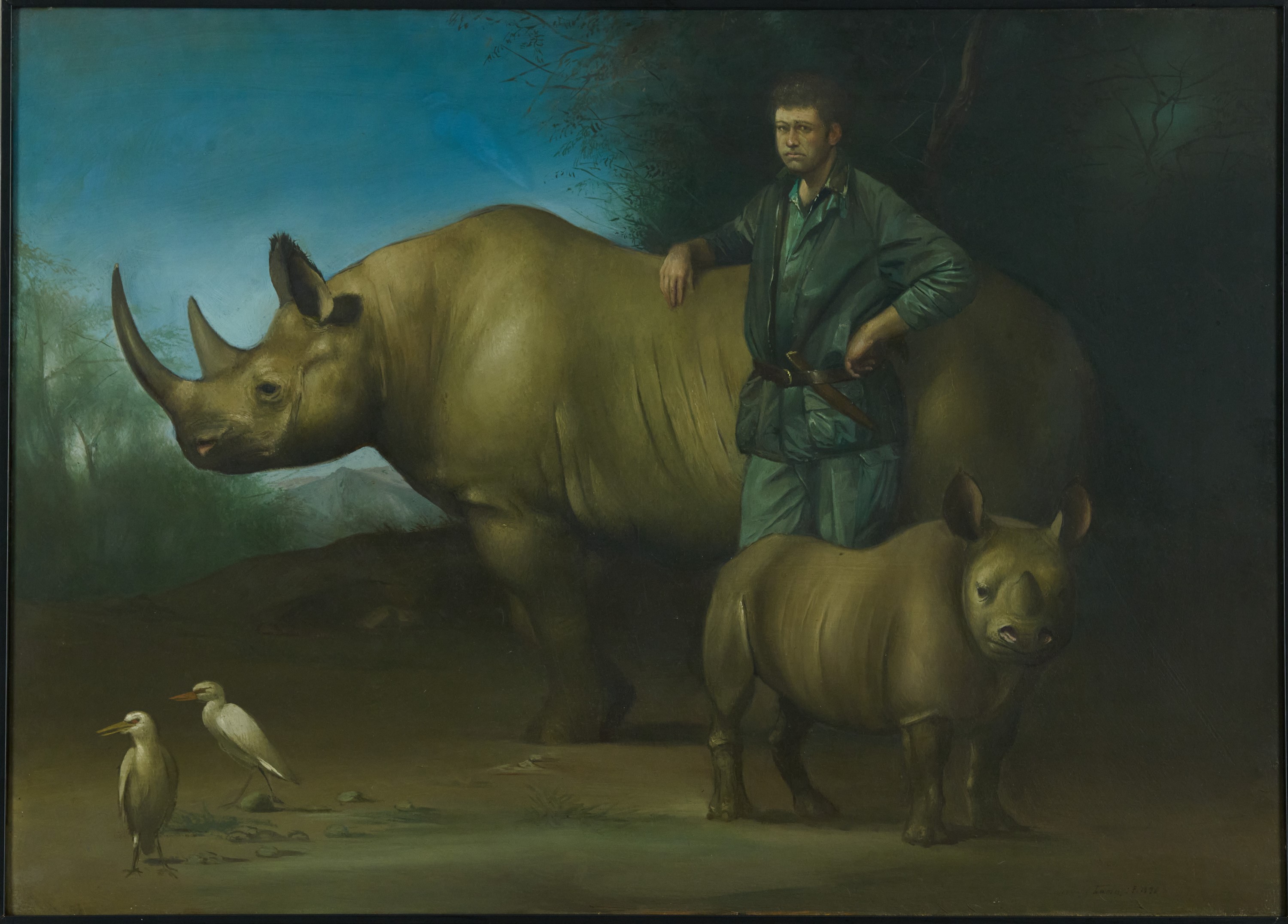 Riccardo Tommasi Ferroni - Senza titolo (olio su tela, 1996)