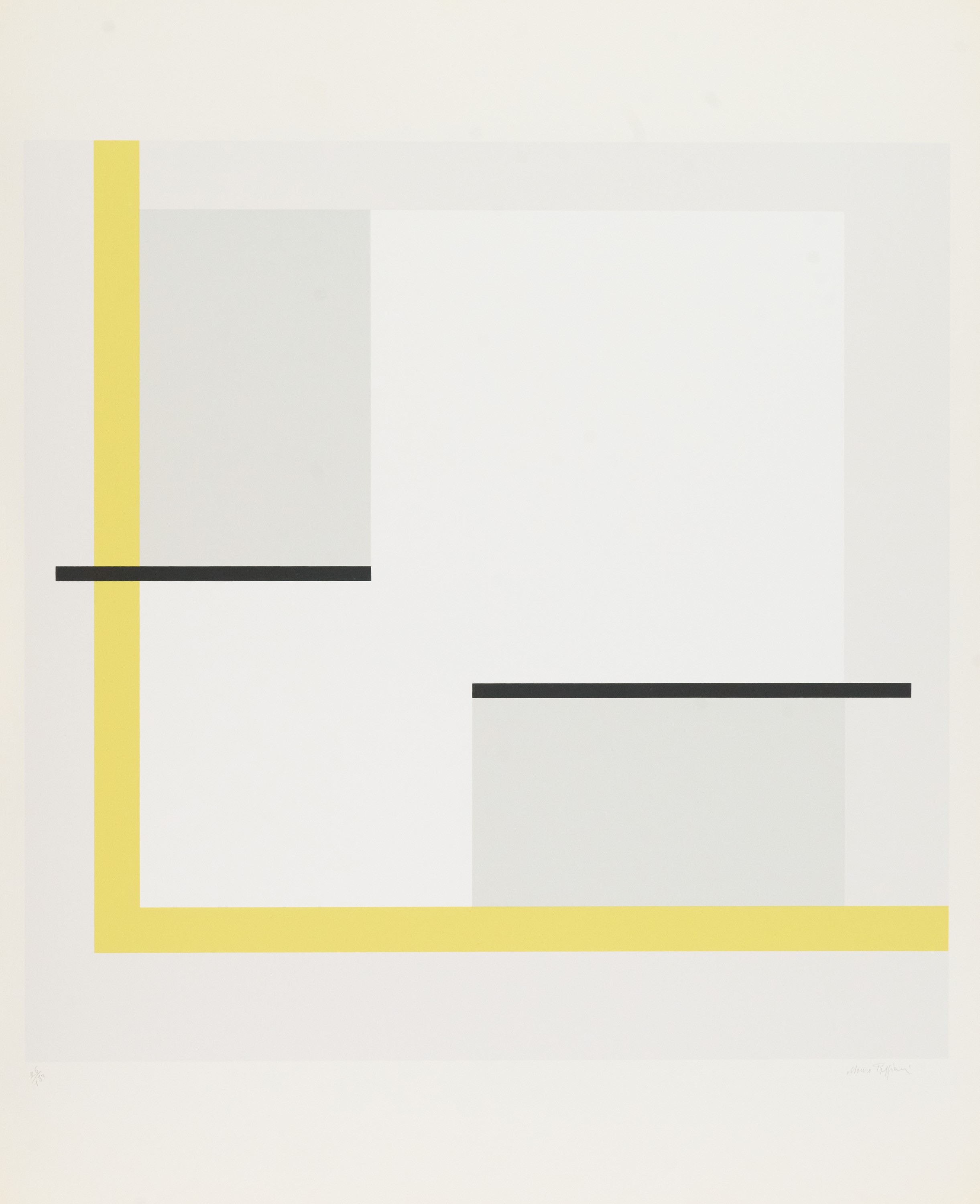 Mauro Reggiani - Serigrafie su carta Fabriano (Cartella contenente 10 opere, 1976)