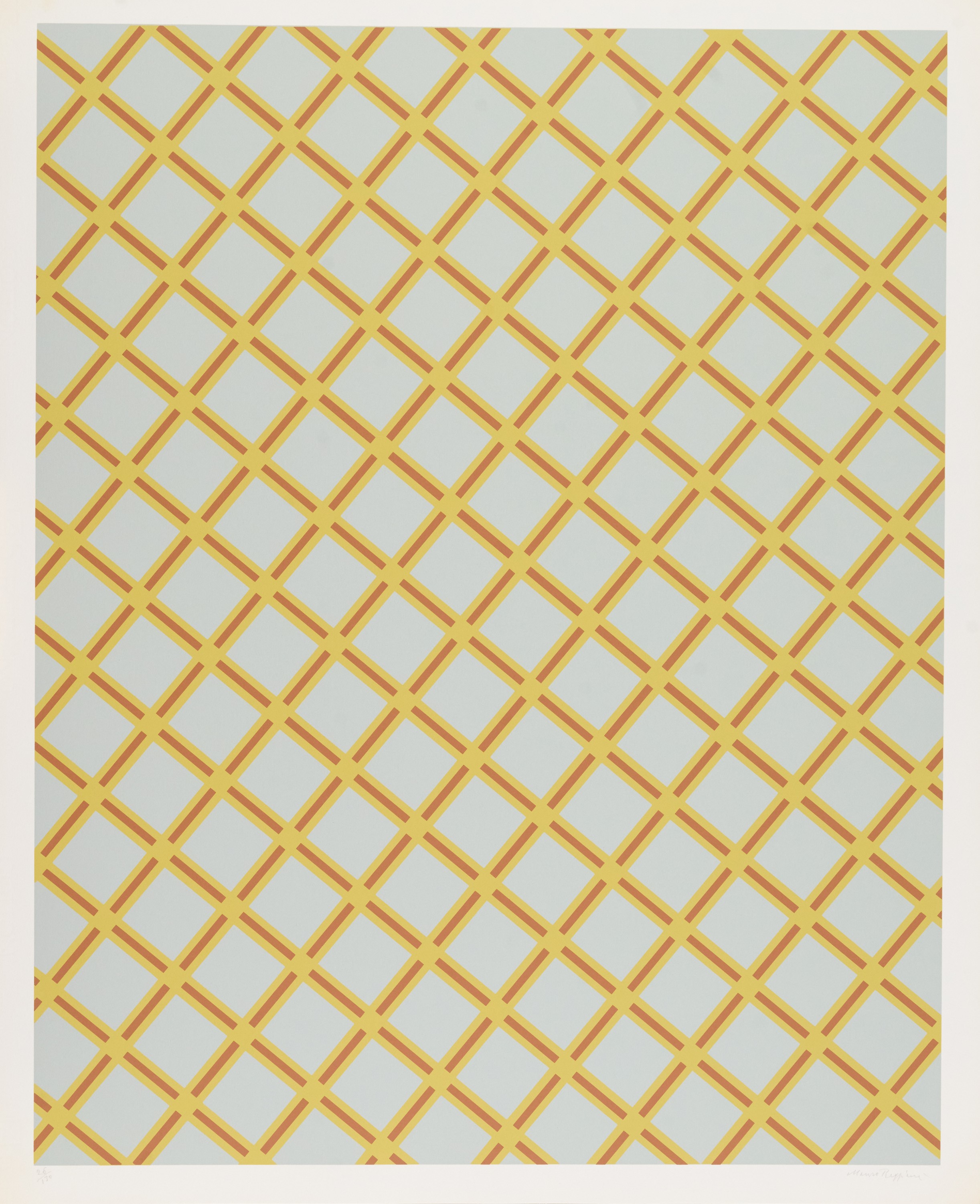 Mauro Reggiani - Serigrafie su carta Fabriano (Cartella contenente 10 opere, 1976)