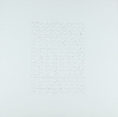Lettera aperta, acrilico su tela (2010)