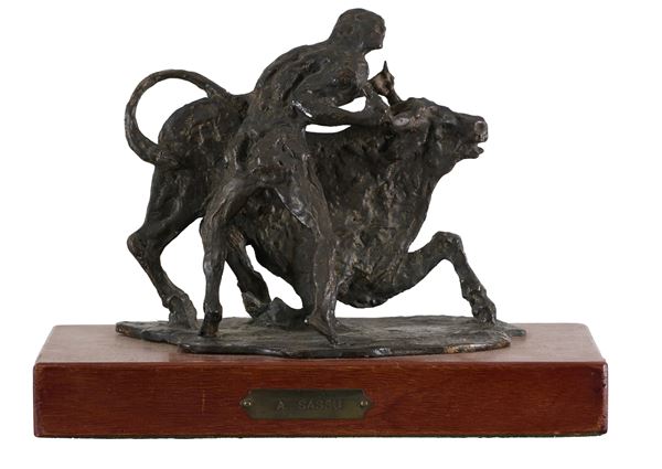 Aligi Sassu - Ercole e il toro