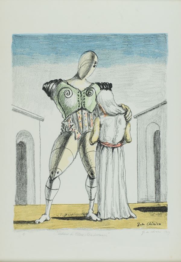 Giorgio De Chirico - Addio di Ettore e Andromaca