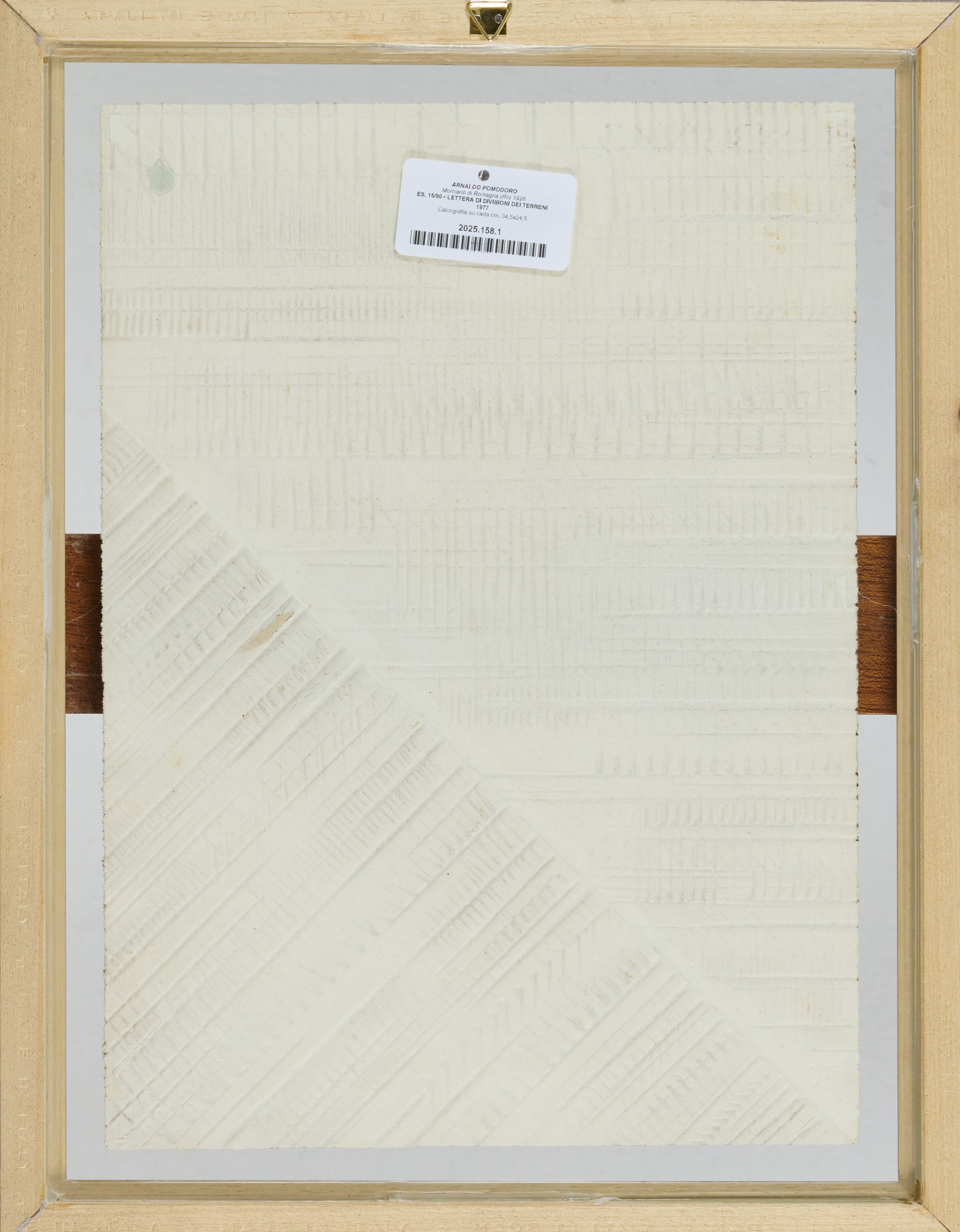 Lettera di divisioni dei terreni