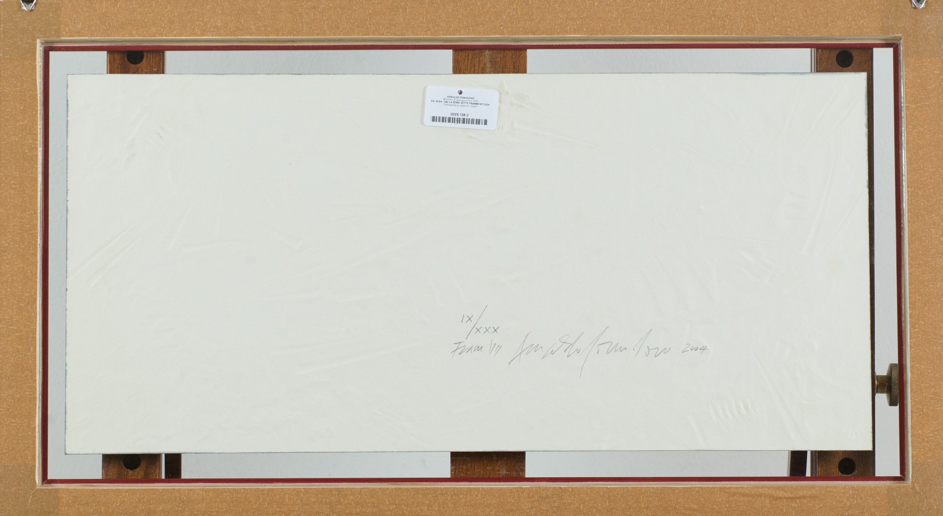 Dalla serie sette frammenti