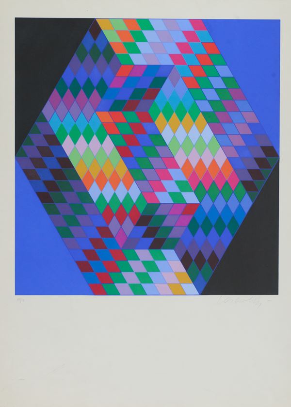 Victor Vasarely - Senza titolo
