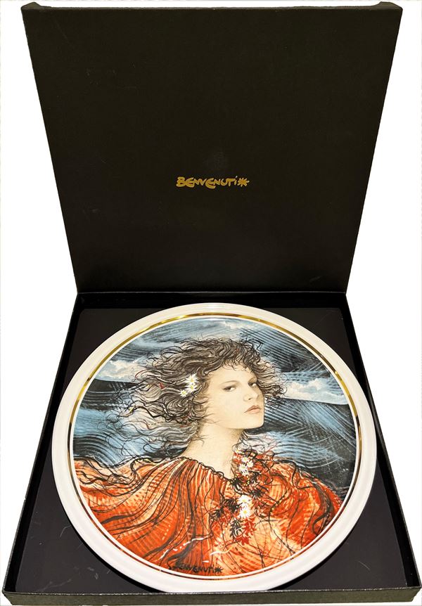 Riccardo Benvenuti : Giorno d'amore  - Multiplo in ceramica - Asta Asta di Arte Moderna e Contemporanea - dipinti, disegni e multipli - Fabiani Arte
