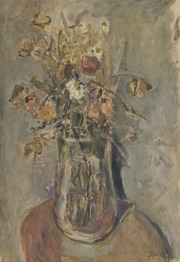 Giuseppe Manfredi - Vaso con fiori secchi
