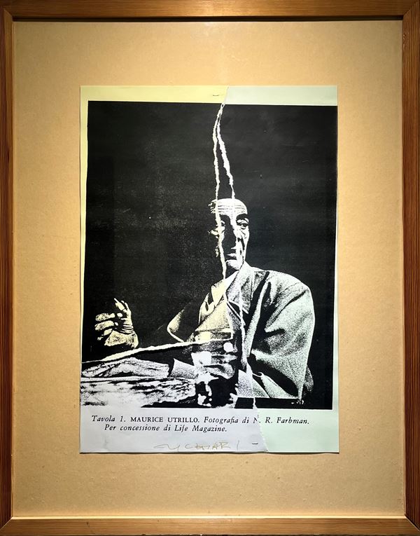 Giuseppe Chiari : Senza titolo  - Collage - Asta Asta di Arte Moderna e Contemporanea - dipinti, disegni e multipli - Fabiani Arte