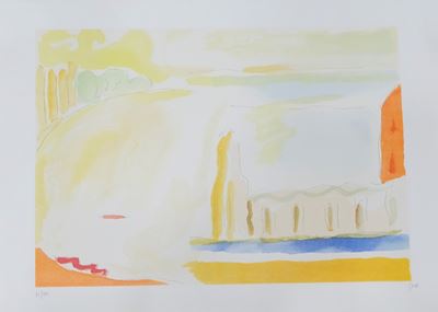 San Giorgio, Litografia su carta