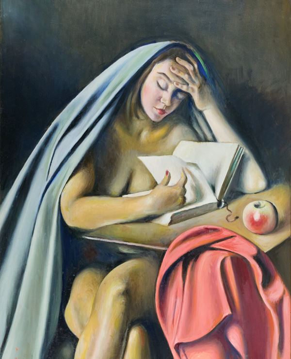Gregorio Sciltian - Figura femminile che legge