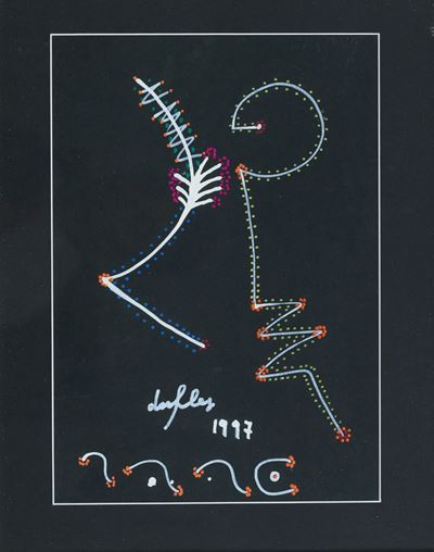 Senza titolo (tecnica mista su cartoncino, 1997)