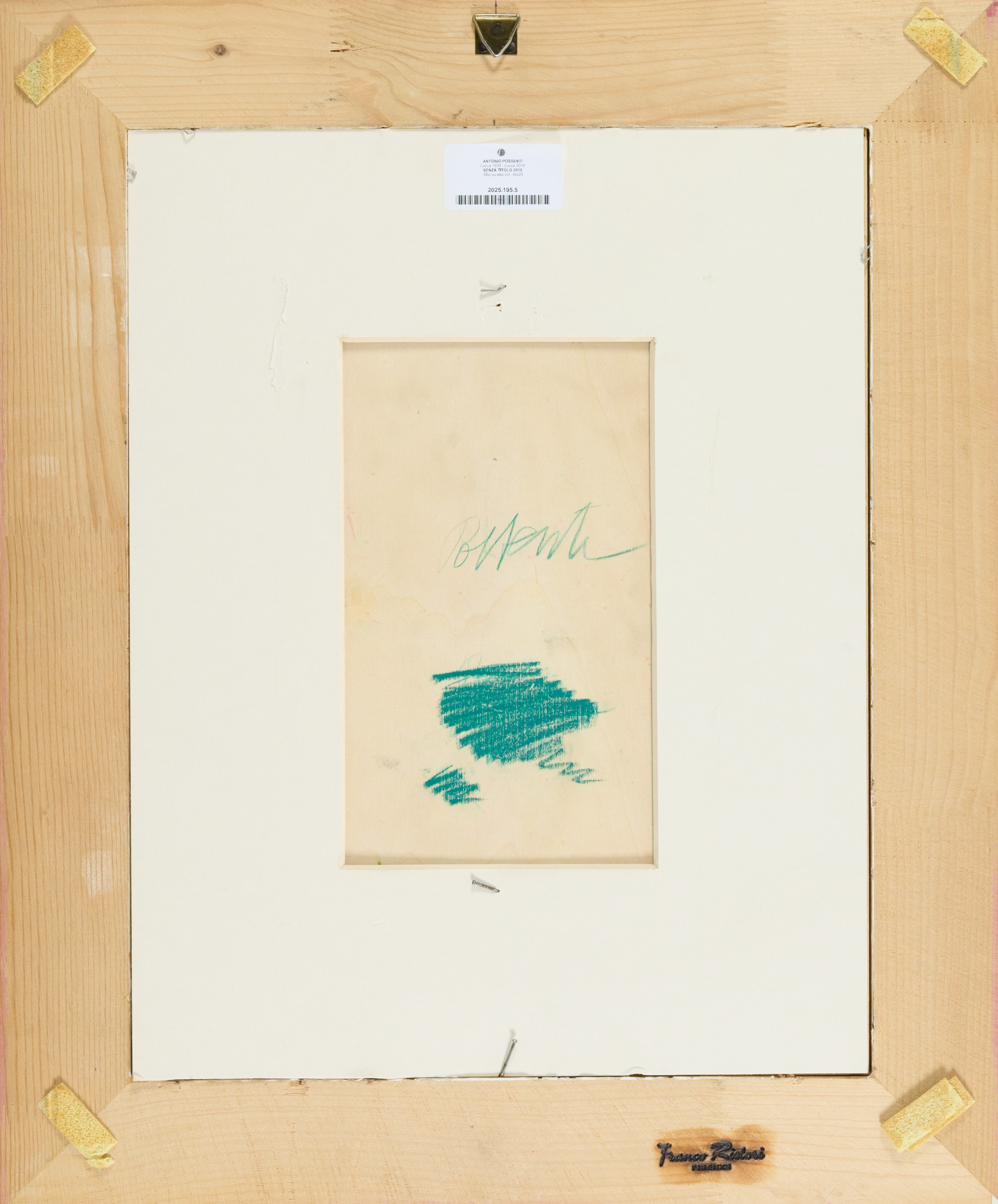 Antonio Possenti - Senza titolo (Olio su tela, 30x20 cm, 2010)