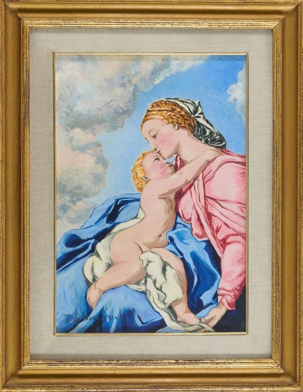 Andrea Sacchetti - Madonna con bambino