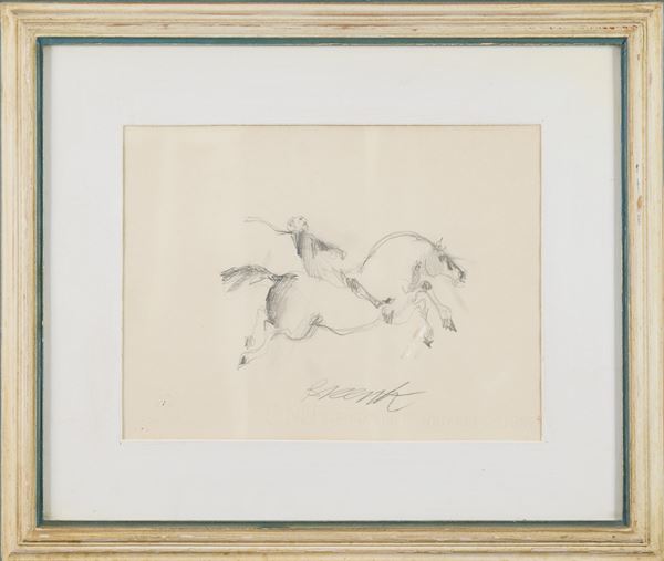 Antonio Possenti - Uomo a cavallo