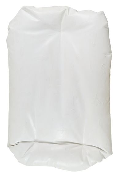 Corpo bianco (tecnica mista su tela piegata), 2004