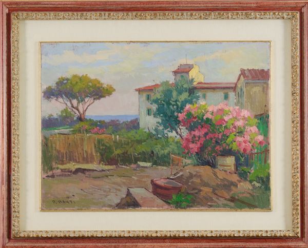 Piero Danti - Interno di un giardino