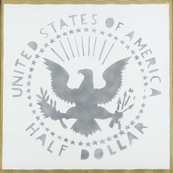 Franco Angeli - Half Dollar (Antipittura)