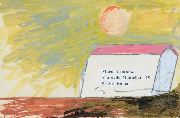 Mario Schifano - Preg.mo Artista Mario Schifano