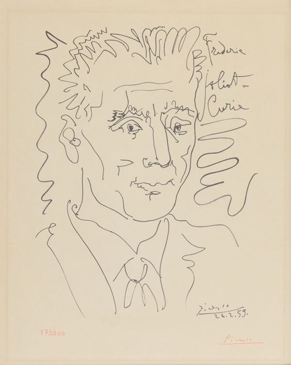 Pablo Picasso - Ritratto di Frederic Joliot Curie
