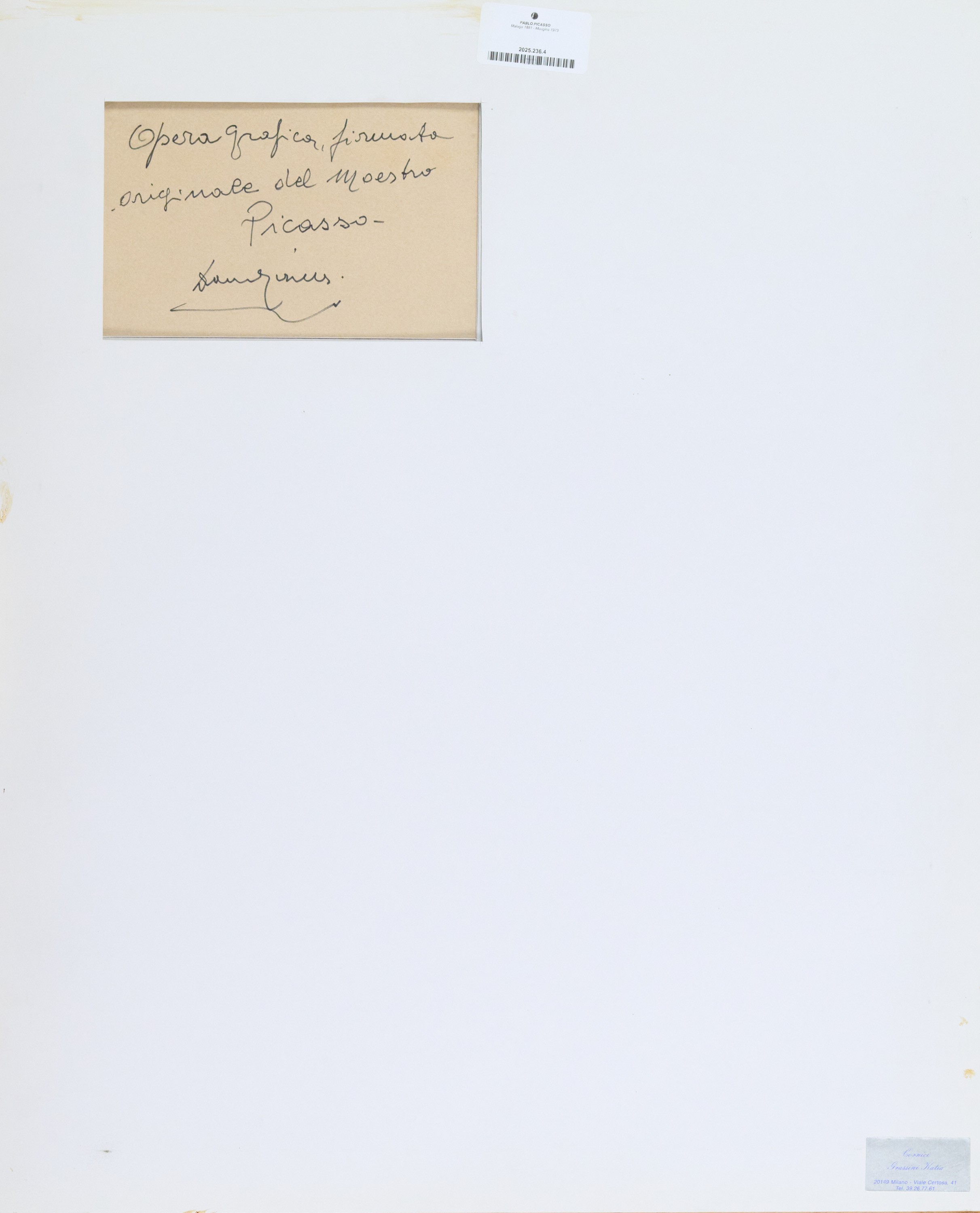 Pablo Picasso - Ritratto di Frederic Joliot Curie, Litografia