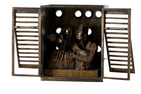 Luciano Minguzzi - Bozzetto per i coniugi del n. 7