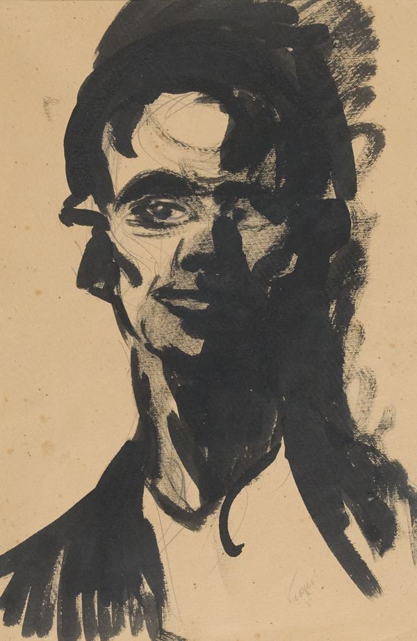 Lorenzo Viani - Testa virile