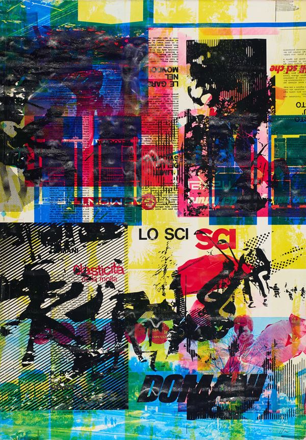 Mimmo Rotella - N.N (Sci/Domani)