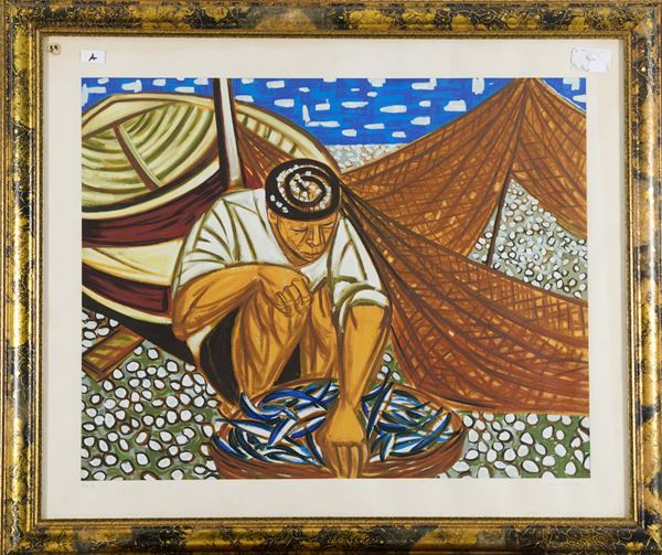 Giuseppe Migneco - Pescatore