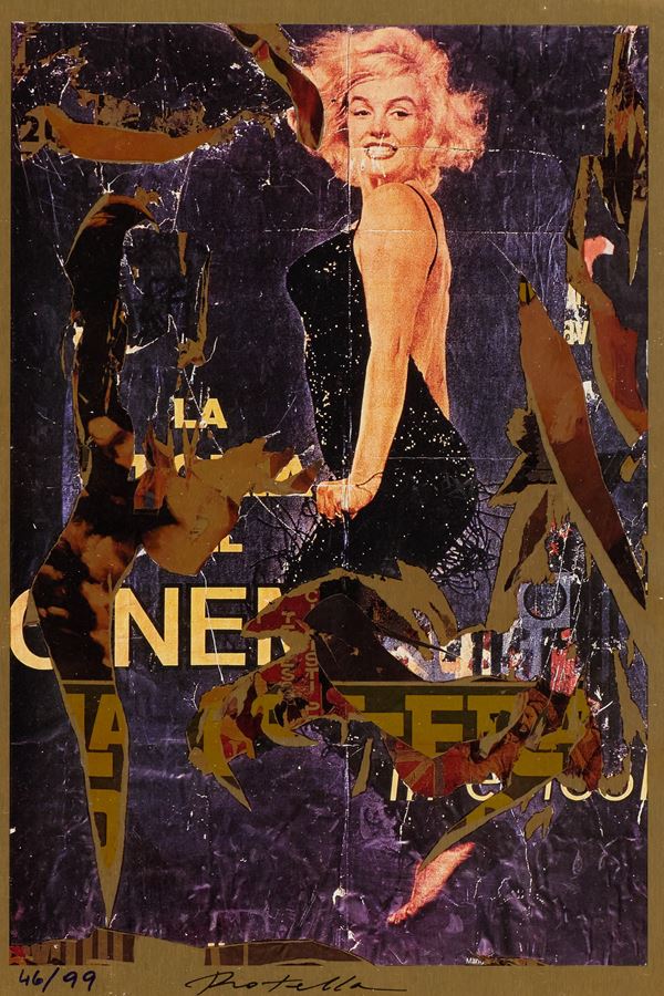 Mimmo Rotella - Marylin il mito