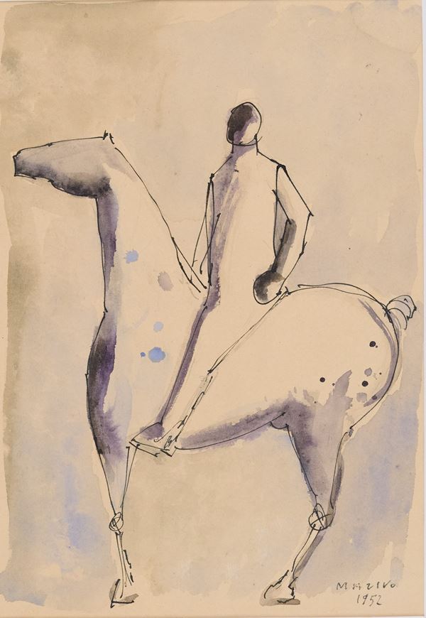 Marino Marini - Cavallo e cavaliere