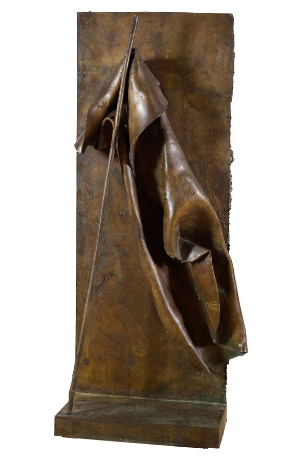 Giacomo Manz&#249; - Studio per grandi pieghe