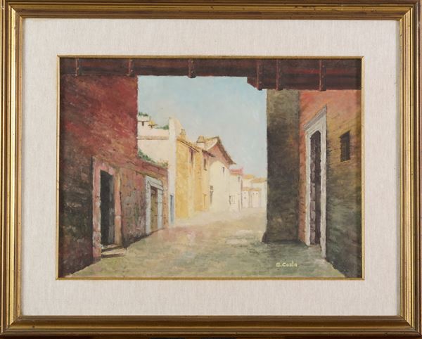 Giovanni (Nino) Costa - Scorcio di paese