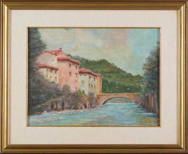Giovanni (Nino) Costa - Ponte sul fiume