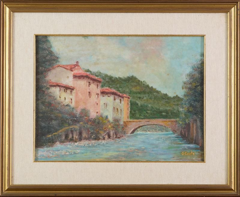 Giovanni (nino) Costa - Ponte sul fiume
